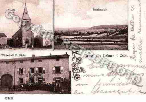 Ville de COLMEN, carte postale ancienne