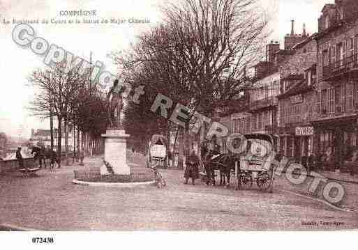 Ville de COMPIEGNE, carte postale ancienne