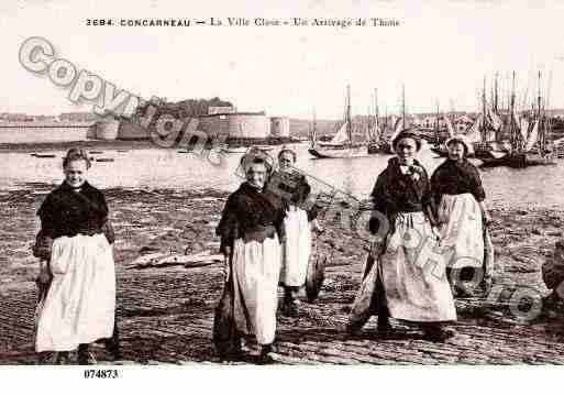 Ville de CONCARNEAU, carte postale ancienne