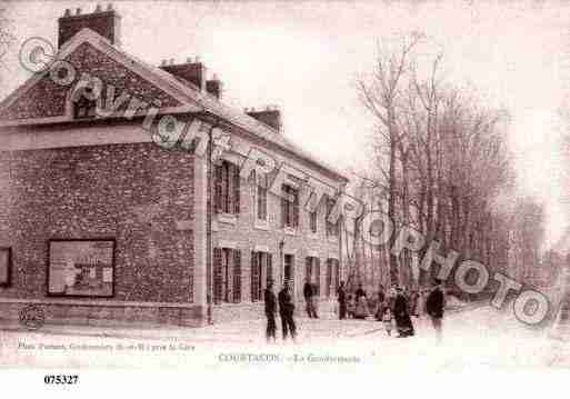 Ville de COURTACON, carte postale ancienne