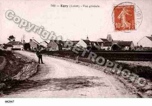 Ville de EGRY, carte postale ancienne