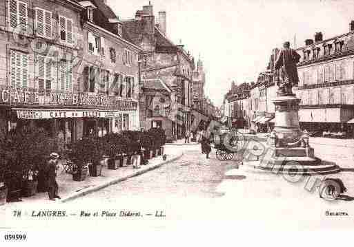 Ville de LANGRES, carte postale ancienne