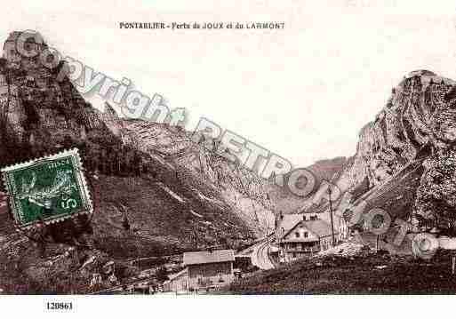 Ville de PONTARLIER, carte postale ancienne