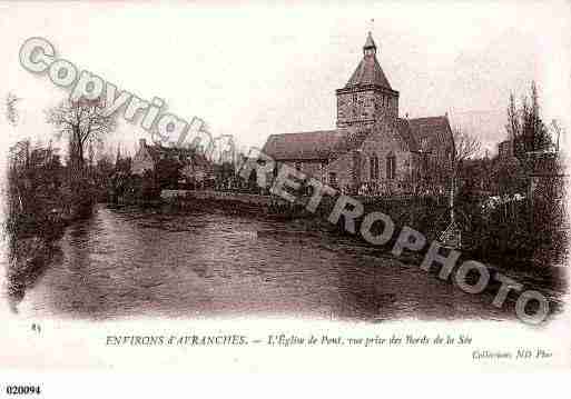 Ville de PONTS, carte postale ancienne