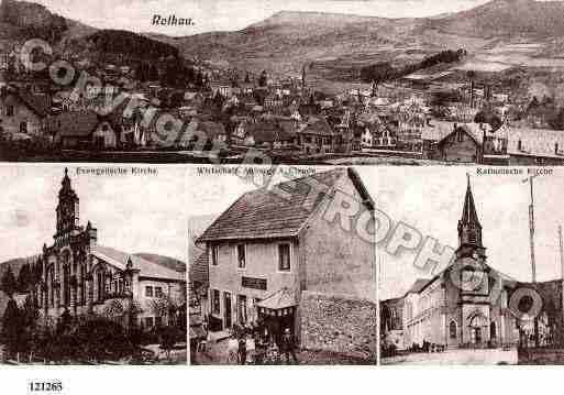 Ville de ROTHAU, carte postale ancienne