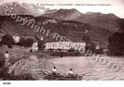 Ville de TALLOIRES, carte postale ancienne