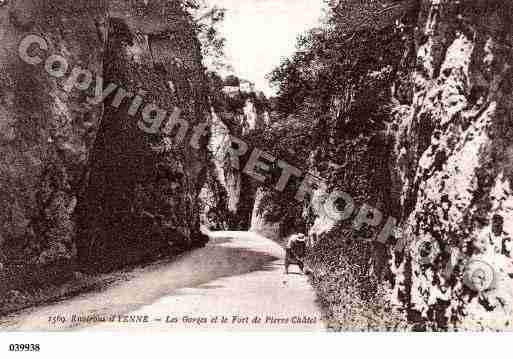 Ville de YENNE, carte postale ancienne