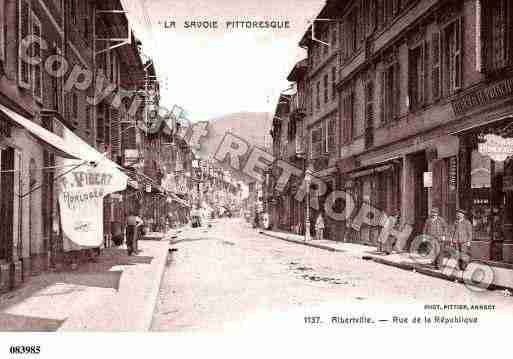 Ville de ALBERTVILLE, carte postale ancienne