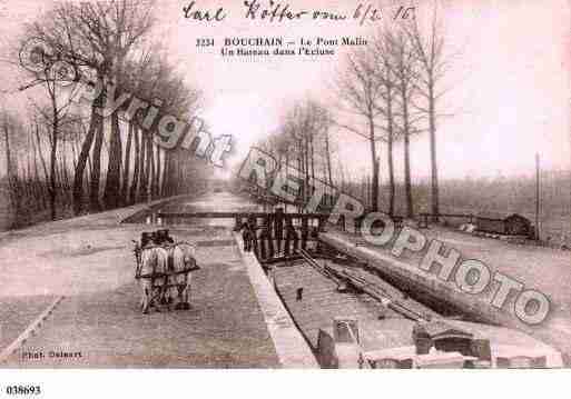 Ville de BOUCHAIN, carte postale ancienne