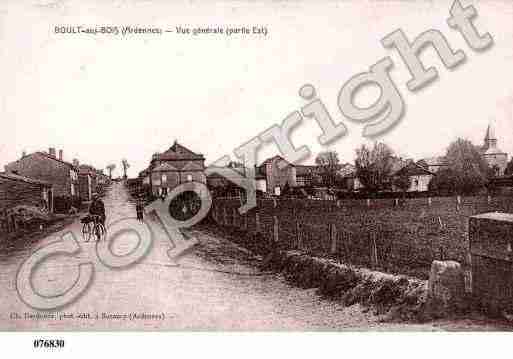 Ville de BOULTAUXBOIS, carte postale ancienne