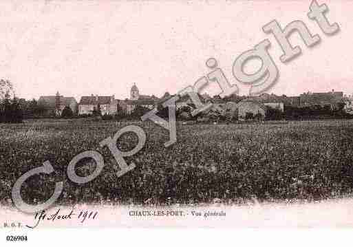 Ville de CHAUXLESPORT, carte postale ancienne