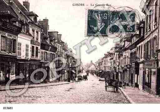 Ville de GISORS, carte postale ancienne