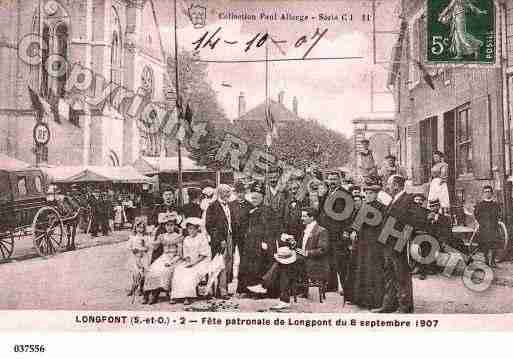 Ville de LONGPONTSURORGE, carte postale ancienne