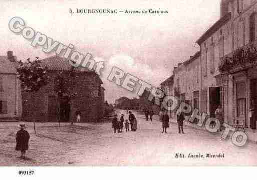 Ville de MIRANDOLBOURGNOUNAC, carte postale ancienne