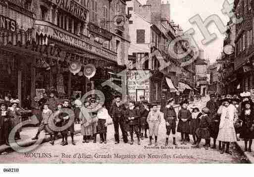 Ville de MOULINS, carte postale ancienne