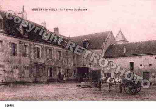 Ville de MOUSSYLEVIEUX, carte postale ancienne