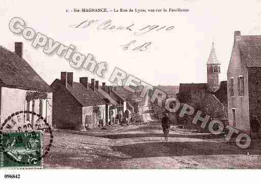 Ville de SAINTEMAGNANCE, carte postale ancienne