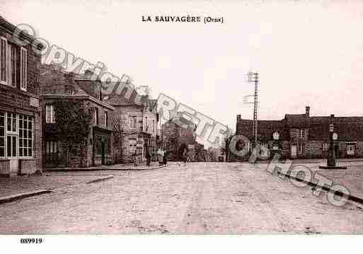 Ville de SAUVAGERE(LA), carte postale ancienne