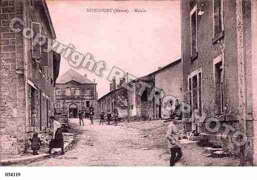 Ville de SPINCOURT, carte postale ancienne