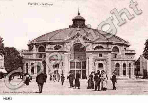 Ville de TROYES, carte postale ancienne