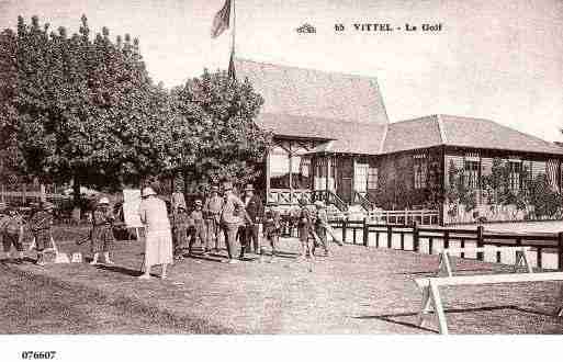 Ville de VITTEL, carte postale ancienne