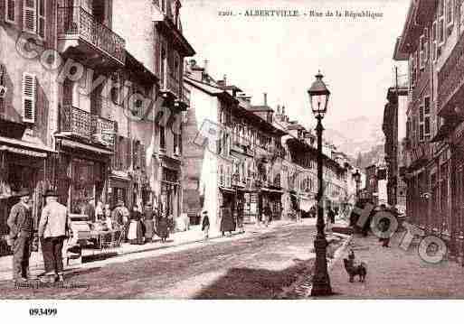 Ville de ALBERTVILLE, carte postale ancienne