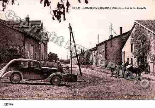 Ville de BROCOURTENARGONNE, carte postale ancienne