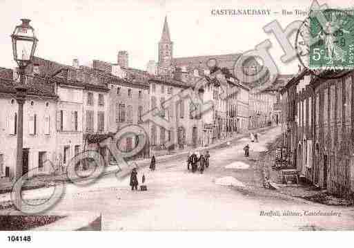 Ville de CASTELNAUDARY, carte postale ancienne