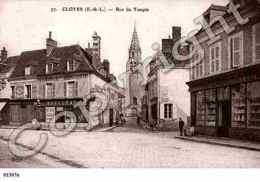 Ville de CLOYESSURLELOIR, carte postale ancienne