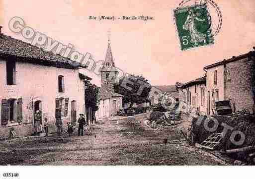 Ville de EIX, carte postale ancienne