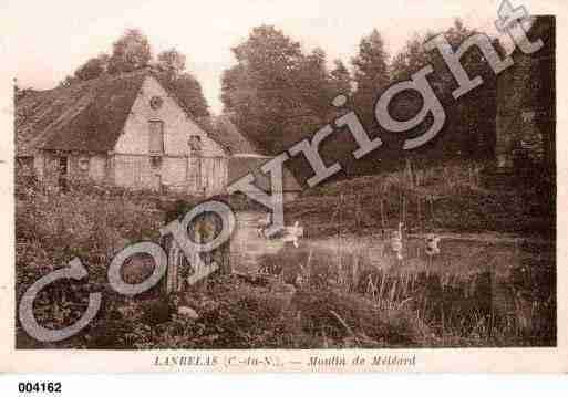 Ville de LANRELAS, carte postale ancienne