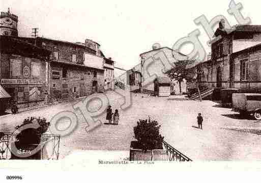 Ville de MARSEILLETTE, carte postale ancienne
