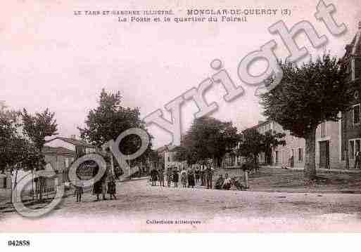 Ville de MONCLARDEQUERCY, carte postale ancienne