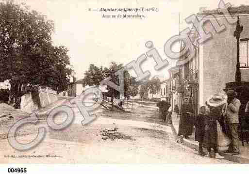 Ville de MONCLARDEQUERCY, carte postale ancienne