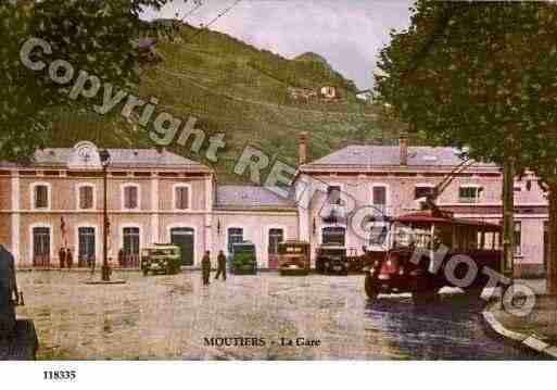 Ville de MOUTIERSTARENTAISE, carte postale ancienne