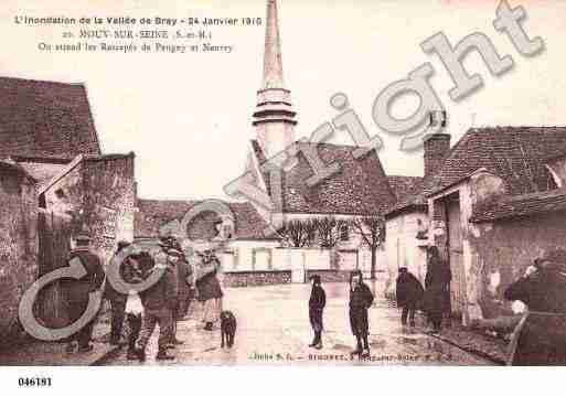 Ville de MOUYSURSEINE, carte postale ancienne