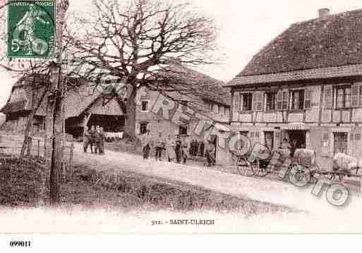 Ville de SAINTULRICH, carte postale ancienne