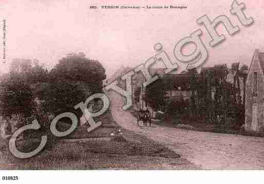 Ville de VERSON, carte postale ancienne