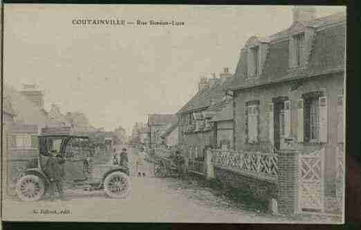 Ville de AGONCOUTAINVILLE, carte postale ancienne