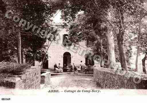 Ville de ARRE, carte postale ancienne