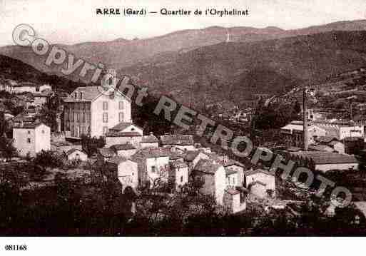 Ville de ARRE, carte postale ancienne