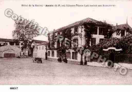 Ville de ASCAIN, carte postale ancienne