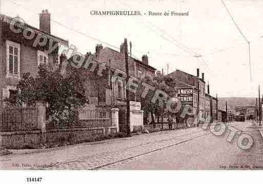 Ville de CHAMPIGNEULLES, carte postale ancienne