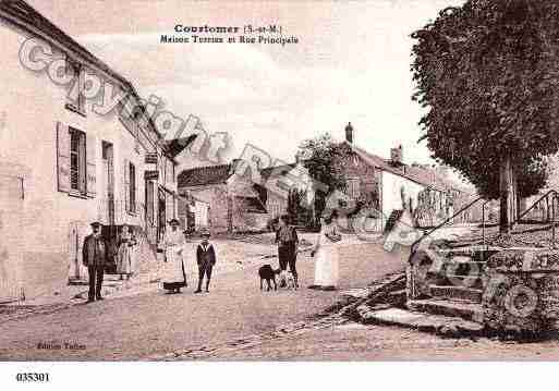 Ville de COURTOMER, carte postale ancienne