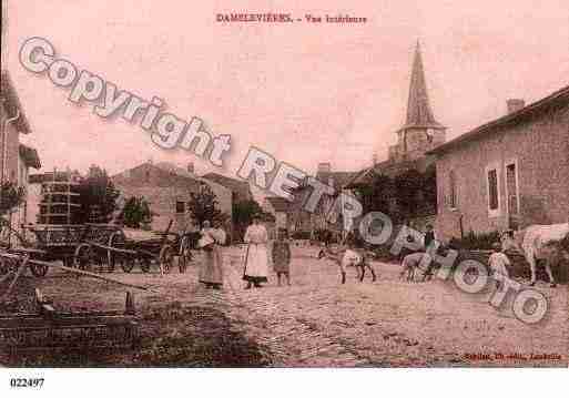 Ville de DAMELEVIERES, carte postale ancienne