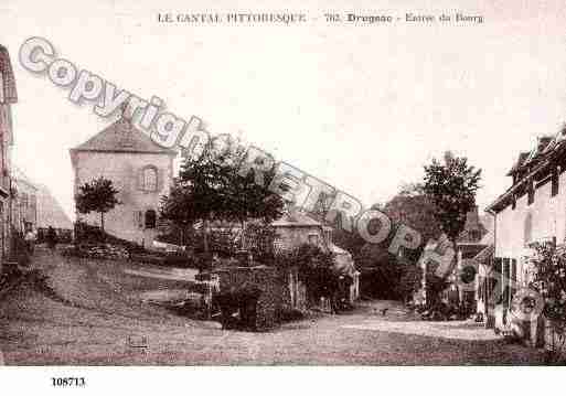 Ville de DRUGEAC, carte postale ancienne