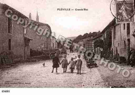 Ville de FLEVILLEDEVANTNANCY, carte postale ancienne