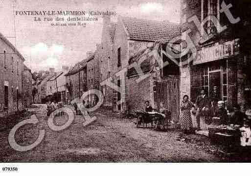 Ville de FONTENAYLEMARMION, carte postale ancienne