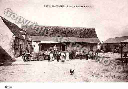 Ville de FRESNOYENTHELLE, carte postale ancienne