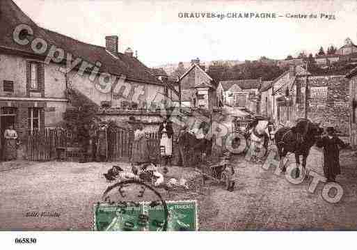 Ville de GRAUVES, carte postale ancienne